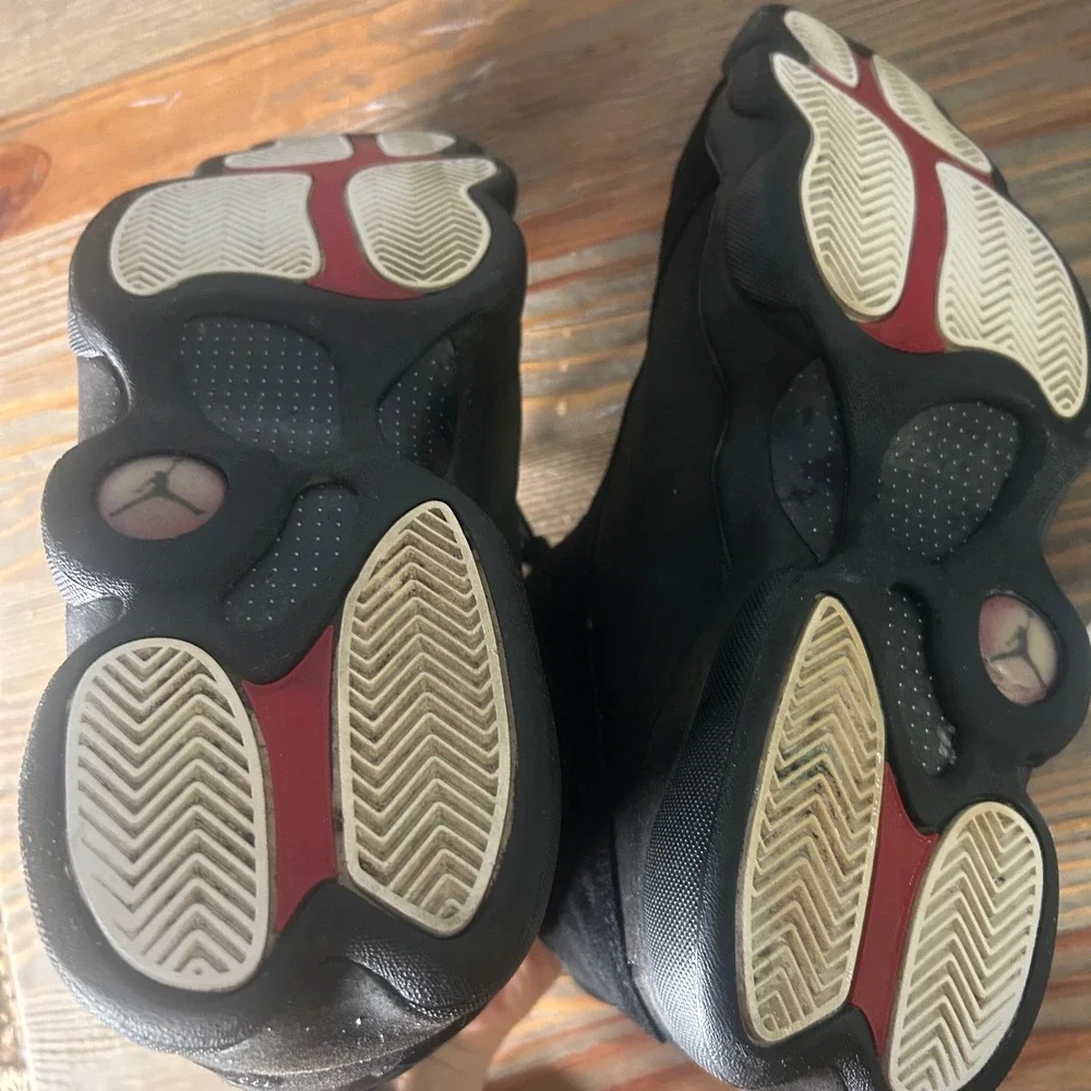 Air Jordan‎ 13 Retro Black Mens Sneakers Shoes 414571-006